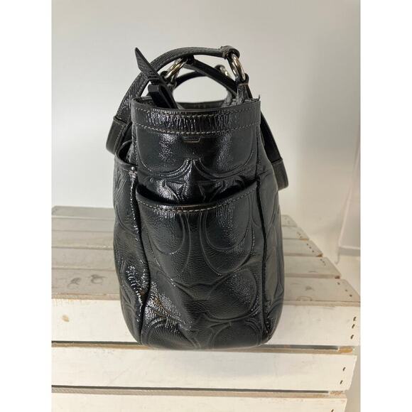 COACH F19462 LARGE PATTON LEATHER SIGNATURE SHOULDER BAG - Picture 2 of 16